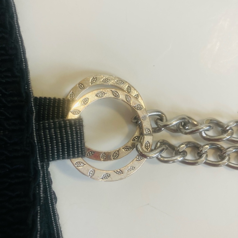 REDUCED AGAIN Black purse/fringe chain, - Picture 11 of 12